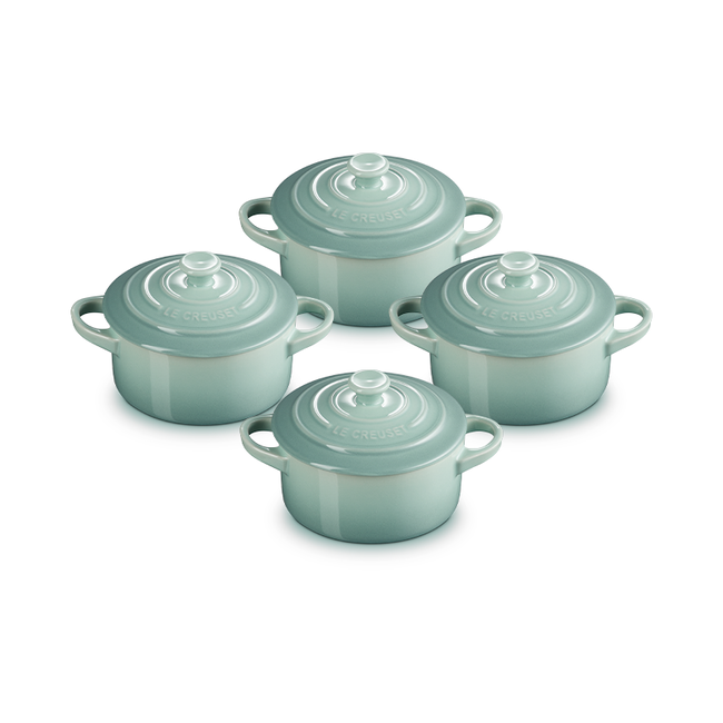 Mini Round Cocottes (Set of 4), view 1